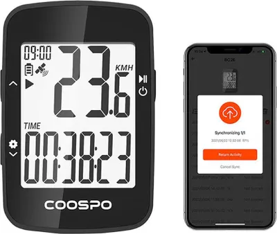 Produktbild von Coospo Bc26 Fahrradcomputer Durchsichtig  Durchsichtig One Size