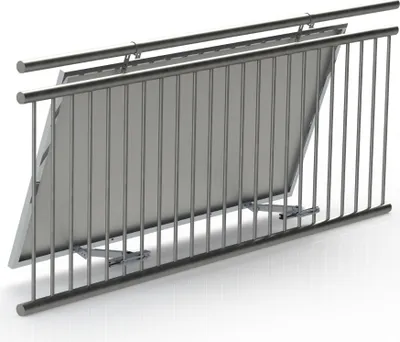 Produktbild von SOLAR ALLin Balkonhaken-Montageset Plus für Solarmodule 0°, 15°-30°