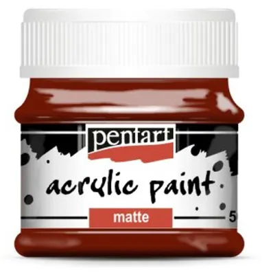 Produktbild von PENTART Acrylfarbe, matt, 50 ml, BORDÓ