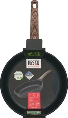 Produktbild von Resto Bratpfanne Ø26 cm (grau, 260x60x260 mm, Induktion, spülmaschinenfest)