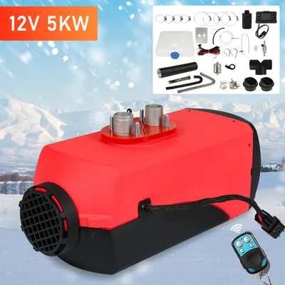 Produktbild von SWANEW 5KW Diesel Lufterhitzer, 12V Standheizung Diesel, Luft Dieselheizung, Air Diesel Heizung, Air Standheizung für Auto LKW Wohnmobil Bus mit LCD-schalter