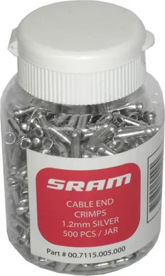 Obrázek produktu pro Koncovky SRAM F. 1,2 mm kabel 500 ks.