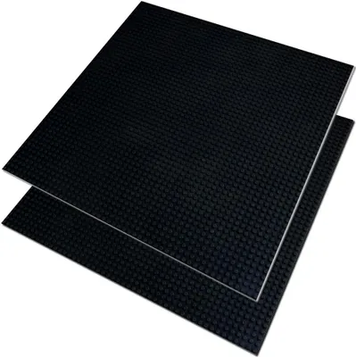 Produktbild von Bauplatte 2er Set 40cm x 40cm/50 x 50 Pins, 100% Kompatibel Sluban, Papimax, Q-Bricks, LEGO® und mehr Schwarz