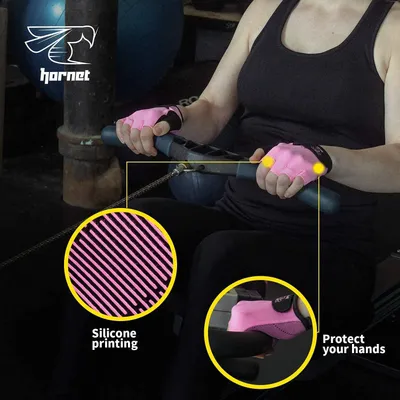 Imagen del producto de Guantes de remo para mujer, color rosa claro, talla M (17,8-19 cm), para kayak y tablas de paddle surf