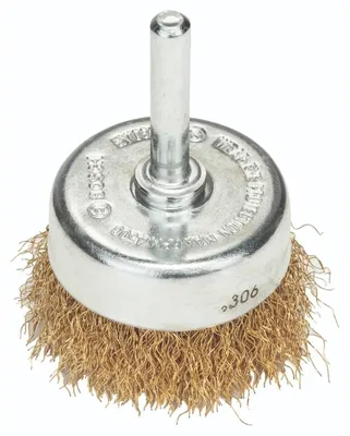 Produktbild von Bosch 2 609 256 516, Topfbürste, 6 mm, 5 cm, 0,2 mm, 4500 RPM, Metall