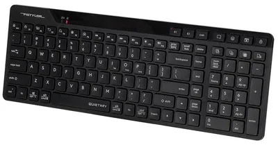 Image de Clavier A4TECH FSTYLER FBK27CAS, noir, 2,4 GHz avec Bluetooth (silencieux).