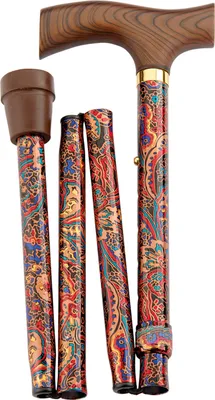 Produktbild von Fritz-Faltstock im Paisley-Design