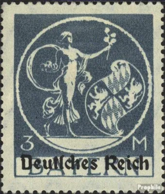 Produktbild von Briefmarken Deutsches Reich 1920 Mi 134I postfrisch Bayernabschied