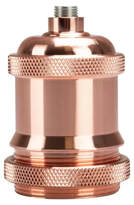 Produktbild von Lampenfassung E27 vintage Edison Lampensockel Roségold EC427