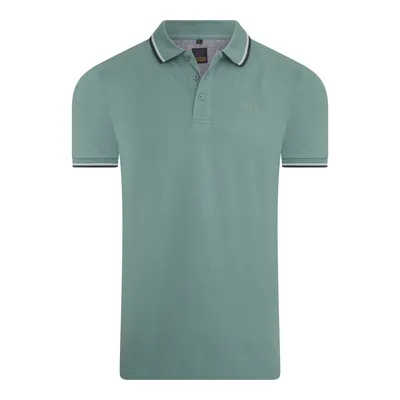 Produktbild von Mario Russo Poloshirt Edward – Herren-Poloshirt – Poloshirts für Herren – Baumwolle – Mittelgrün – 4XL