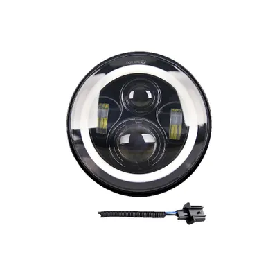 Immagine prodotto di Faro a LED da 7 pollici, abbaglianti da 50 W, anabbaglianti da 30 W, 1 pezzo J003