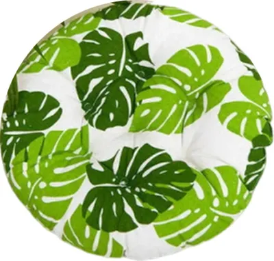Produktbild von Sitzkissen 40x40cm, Stuhlkissen für drinnen und draußen – Gartenmöbel Deko Stuhlkissen. (Rund, C)