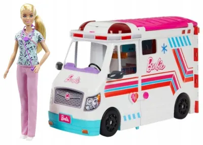 Produktbild von Barbie Mobilna Klinika Karetka mit Krankenschwester-Puppe Spielset