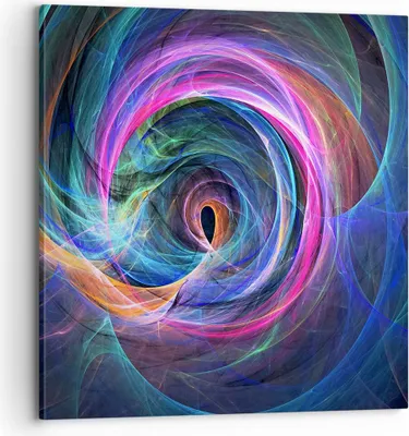 Produktbild von Bild auf Leinwand - Leinwandbild - Abstraktion modern - 70x70cm - Wand Bild - Wanddeko - Wandbilder - Leinwanddruck - Bilder - Kunstdruck - Wanddekoration - Leinwand bilder - Wandkunst - AC70x70-3987