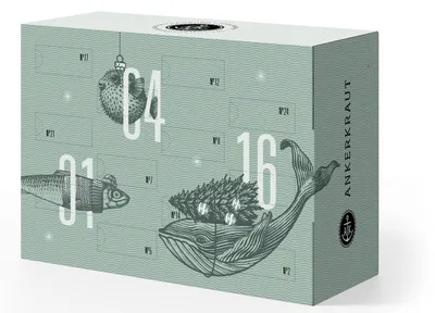 Produktbild von Ankerkraut "der Lütte" Adventskalender 2025, der perfekte Probier-Kalender mit 24 kleinen Gewürz-Überraschungen, 24 Türchen zum Öffnen, Gewürze-Ideen, Adventskalender für Frauen, Männer, Div.
