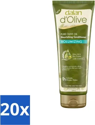 Immagine prodotto di Dalan d'Olive - Balsamo volumizzante - Con olio d'oliva - 200 ml - Value pack - 20 pezzi