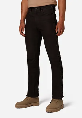 Immagine prodotto di Pantaloni uomo in pelle stringati Ricano S/L Jeans 01 Nubuk - Marrone / 38