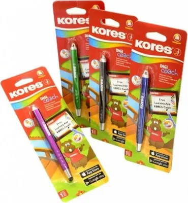 Produktbild von Kores TP39950, Universal, Mehrfarbig, Kapazitiv, Schwarz, 12 Stück(e)