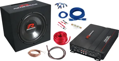 Produktbild von RENEGADE Watt Auto Basspack Anlage Car PKW KFZ Hifi Bass Komplett Set RBK1100XL