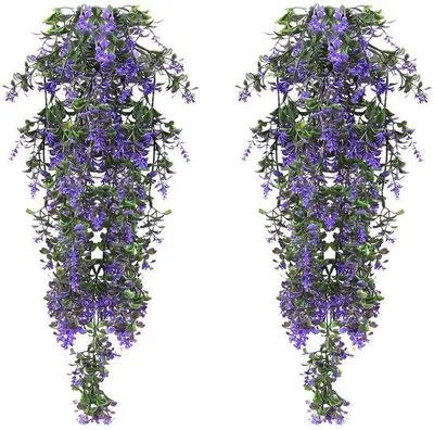 Produktbild von Kunstplanten-Hangset - 2-teilig - 70 cm - farbenfroh - nachhaltig