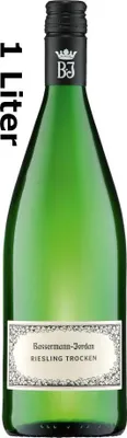 Produktbild von Bassermann-Jordan Liter Riesling 2024 | 1 Liter Flasche | 11.5% Alk. | Pfalz Deutschland