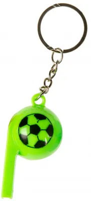 Produktbild von schlüsselanhänger Fussballpfeife 6 cm grün