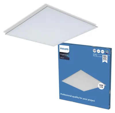 Produktbild von Philips Einbau- und Einlegeleuchte, Quadratisch, Zimmerdecke, Weiß, Metall, IP20, II