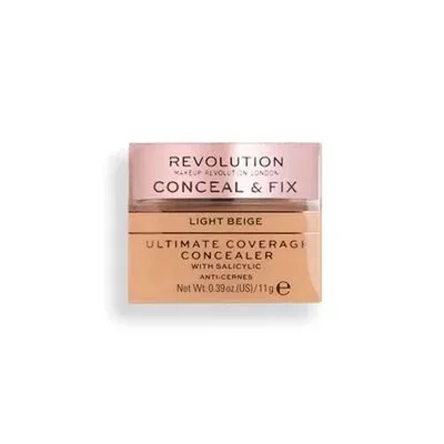 Produktbild von Revolution - Concealer - Conceal & Fix Ultimate Coverage Concealer - Light Beige