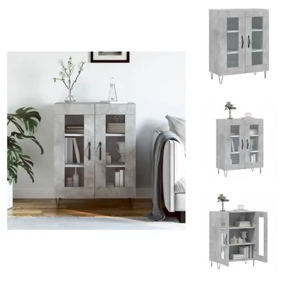 Produktbild von vidaXL Sideboard Betongrau 69,5x34x90 cm Holzwerkstoff -  Sideboards