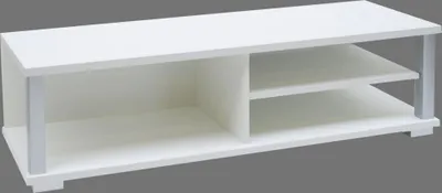 Produktbild von TV-Unterschrank Salta 04, Farbe: Weiß - 38 x 139 x 40 cm (H x B x T)