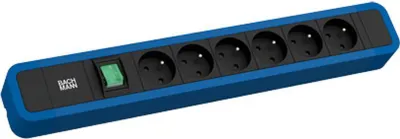 Immagine prodotto di Bachmann Primo 2 6Xute 1Xinterruttore 2,0M Cee7/7 Ral5010