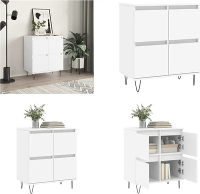 Obrázek produktu pro vidaXL Příborník bílý 60x35x70 cm Materiál na bázi dřeva - Příborník - Komody - Příborník