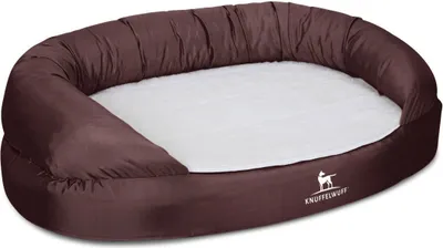 Produktbild von Knuffelwuff Orthopädisches Hundebett Jessy aus Nylongewebe XXL 135 x 85cm Braun