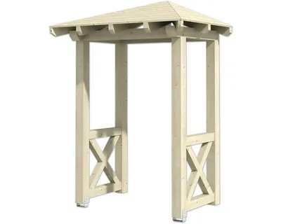 Immagine prodotto di Baldacchino d'ingresso Skanholz Wesel 4, 188x126 cm naturale