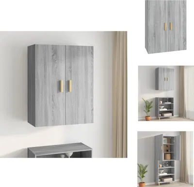 Produktbild von vidaXL Hängeschrank Grau Sonoma 69,5x34x90 cm -  Sideboards
