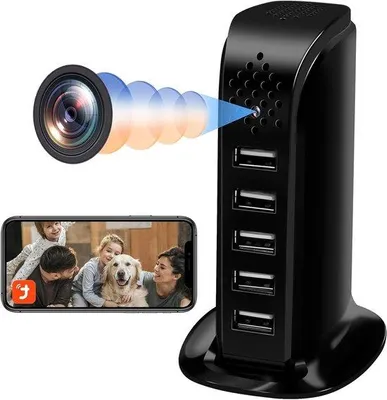 Produktbild von Mini-Spionagekamera mit Bewegungsdetektion, 24/5 G HD 1080P, WLAN