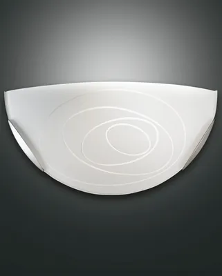 Produktbild von Fabas Luce Wandleuchte Kent E27 Ø300mm Weiß,  Italy