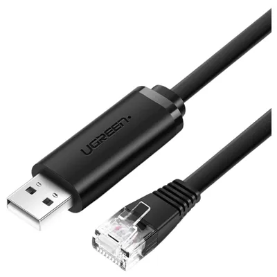 Immagine prodotto di Ugreen Cm204 Cavo console, Usb - Rj45 per dispositivi di rete, 1,5 m (nero)