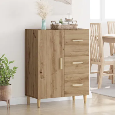 Zdjęcie produktu dla Komoda vidaXL Artisan – dąb, 34 x 69,5 x 90 cm, materiał drewnopochodny