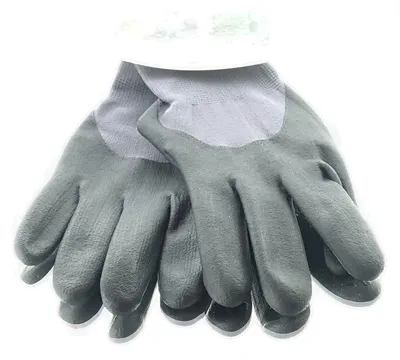 Produktbild von BLACKFOX® Garten - Handschuhe Gute Fingerfertigkeit & Rutschfest Größe 8/M Farbe Grau & Schwarz