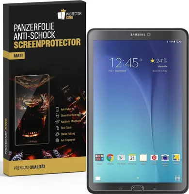 Produktbild von 2x Panzerfolie für Samsung Galaxy Tab E 9.6 ANTI-SCHOCK Displayschutzfolie MATT