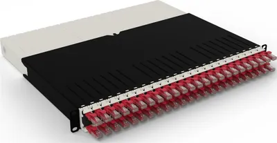 Produktbild von PATCHBOX .one / 8RU / UTP / Red, 0,8 m, Cat6a, U/UTP (UTP), RJ-45, RJ-45, Rot