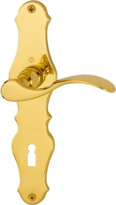 Produktbild von HOPPE Langschild-Garnitur  Weimar  Messing poliert M112SLN/2007 - 800810