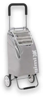 Produktbild von Gimi Flexi Einkaufstrolley Trolley Einkaufskorb Rahmen aus Stahl Shopping Wagen 45l Tasche