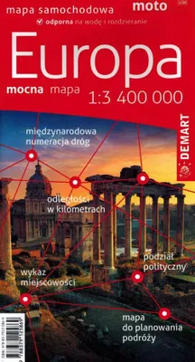 Immagine prodotto di Mappa dell'Europa 1:3400 000