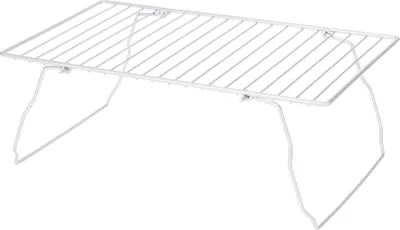 Produktbild von Klappbares Küchenregal aus Metall, grau, 37x21x13,5 cm