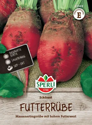 Artikelbild 2 von 'Futterrübe Eckdorot, Massenertragsrübe'