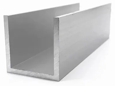 Obrázek produktu pro Hliníkový profil U - 2 kusy - délka 495 mm