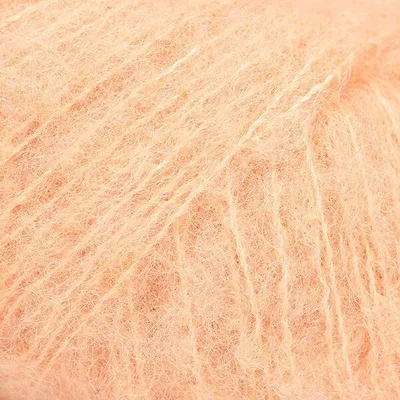 Produktbild von Drops Brushed Alpaca Silk Uni Colour 37 Sweet Apricot Strickgarn