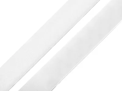 Produktbild von 1m Klettband selbstklebend Haken- Flauschband , 20 mm - weiß